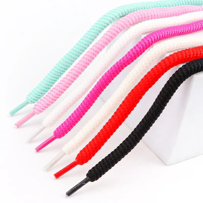 1 Pair 10mm Thick Round Shoelaces for Sneakers Running Sports Shoe Laces 100/120/140/160CM Shoelaces for Shoes Accessories image 2