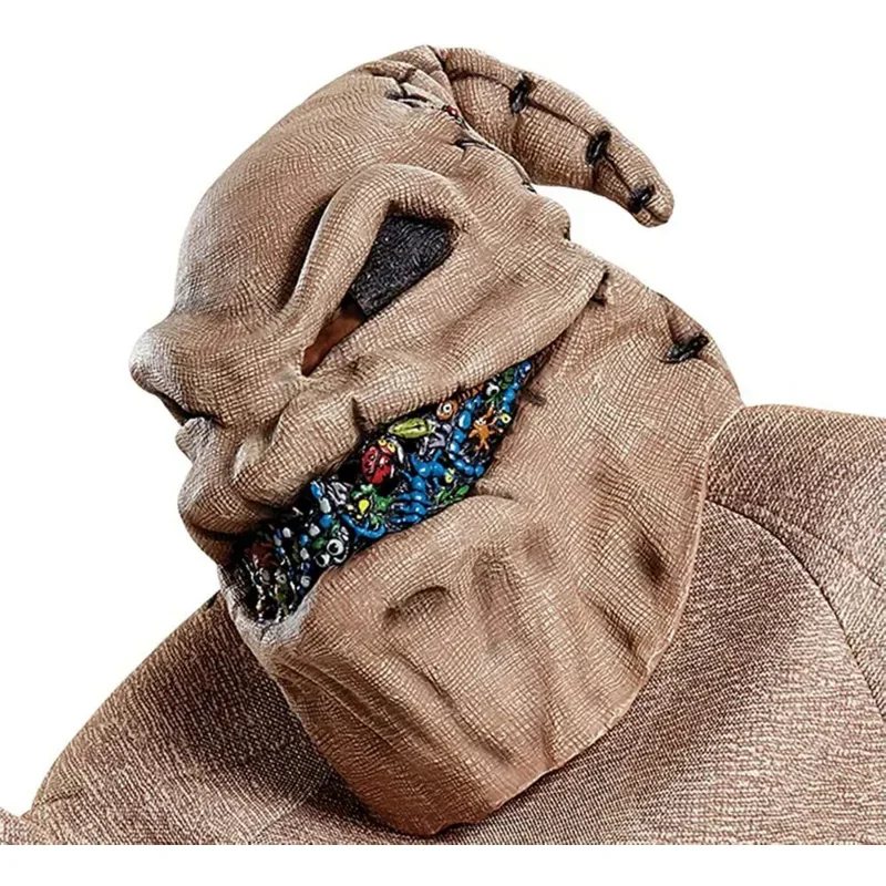 The Nightmare Before Christmas Oogie Boogie Cosplay Mask Costume Latex Helmet Halloween Party Carnival Props U