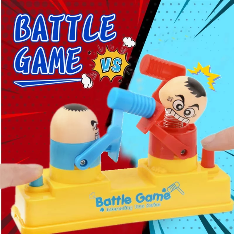 New Hot Funny Practical Joke Fight Battle Antistress Toy Prank Interaction Play Table Game Toys Gift