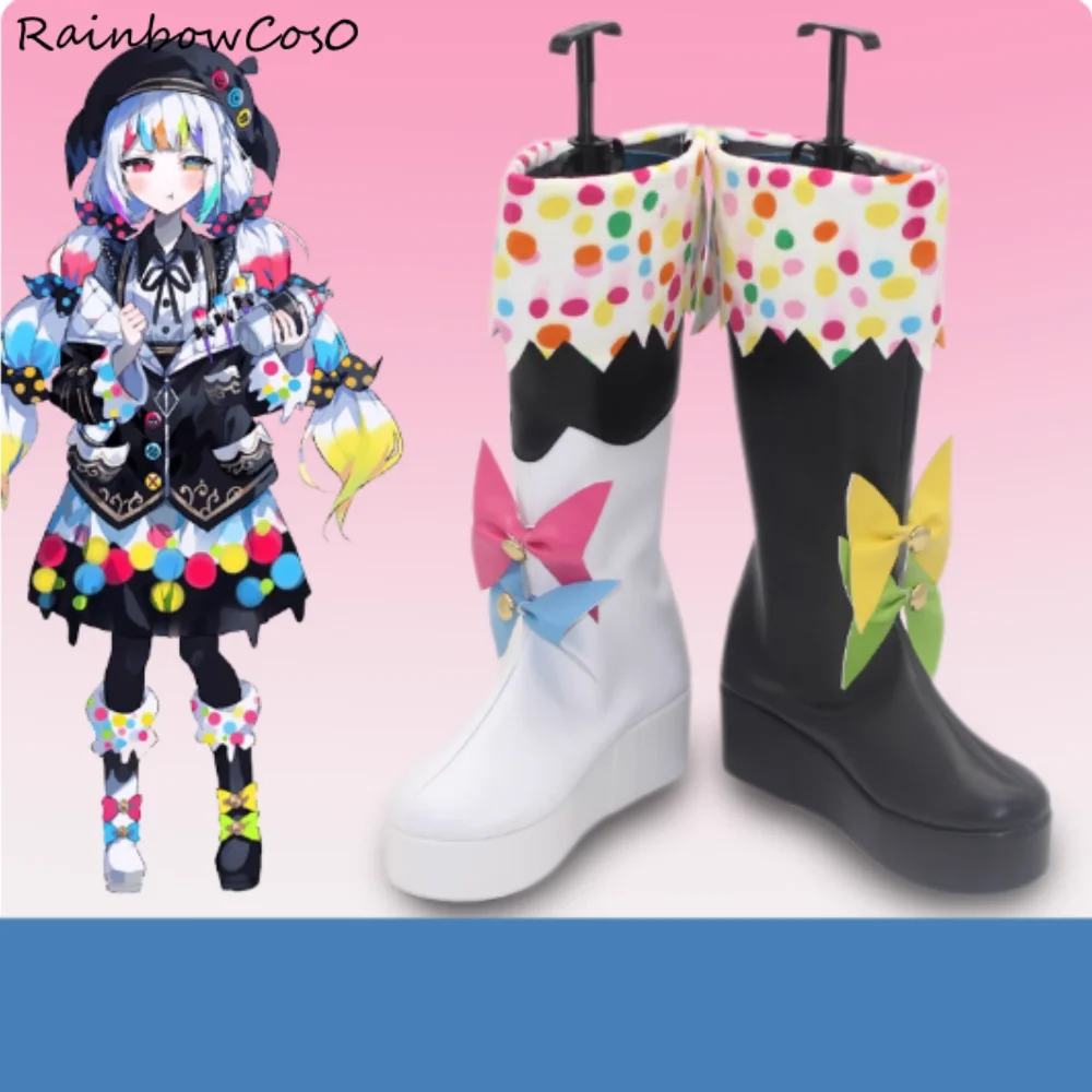 Jougasaki Noa Magical Girl Strega Trial Cosplay Scarpe Stivali Gioco Anime Halloween Natale RainbowCos0 W5504