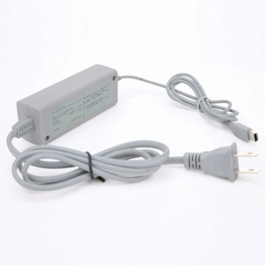 50pcs AC Power Adapter Charging Cable Wall Charger EU/US Plug for Nintendo Wii U Game Console