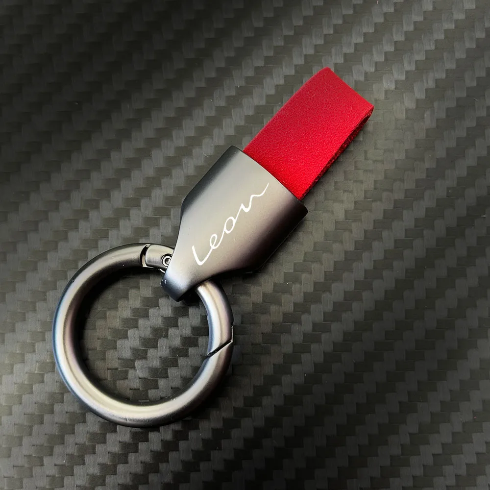 JDM Keychain Rings Key Chain Precious Metal for SEAT LEON Car Accessories