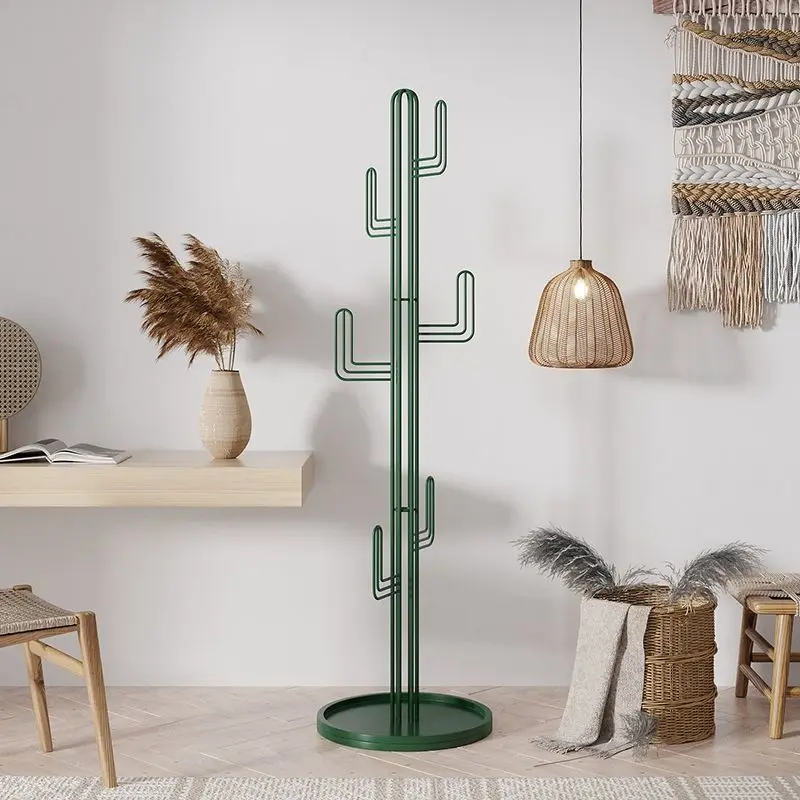 Nordic Coat Rack Floor-standing Simple Modern Clothing Rack Cactus Clothes Rack Floor-standing Bedroom