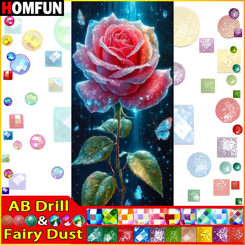 HOMFUN Fairy Dust AB Diamond Embroidery 