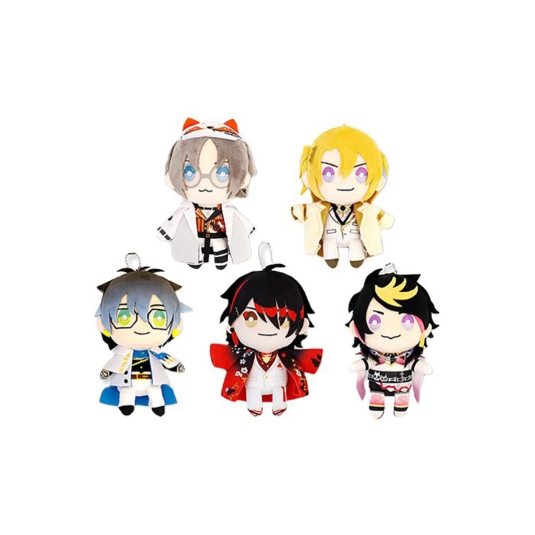 

Original Genuine NIJISANJI Ike Eveland Luca Kaneshiro Mysta Rias Shu Yamino VOX AKUMA Cartoon Anime Figure Plush Toys