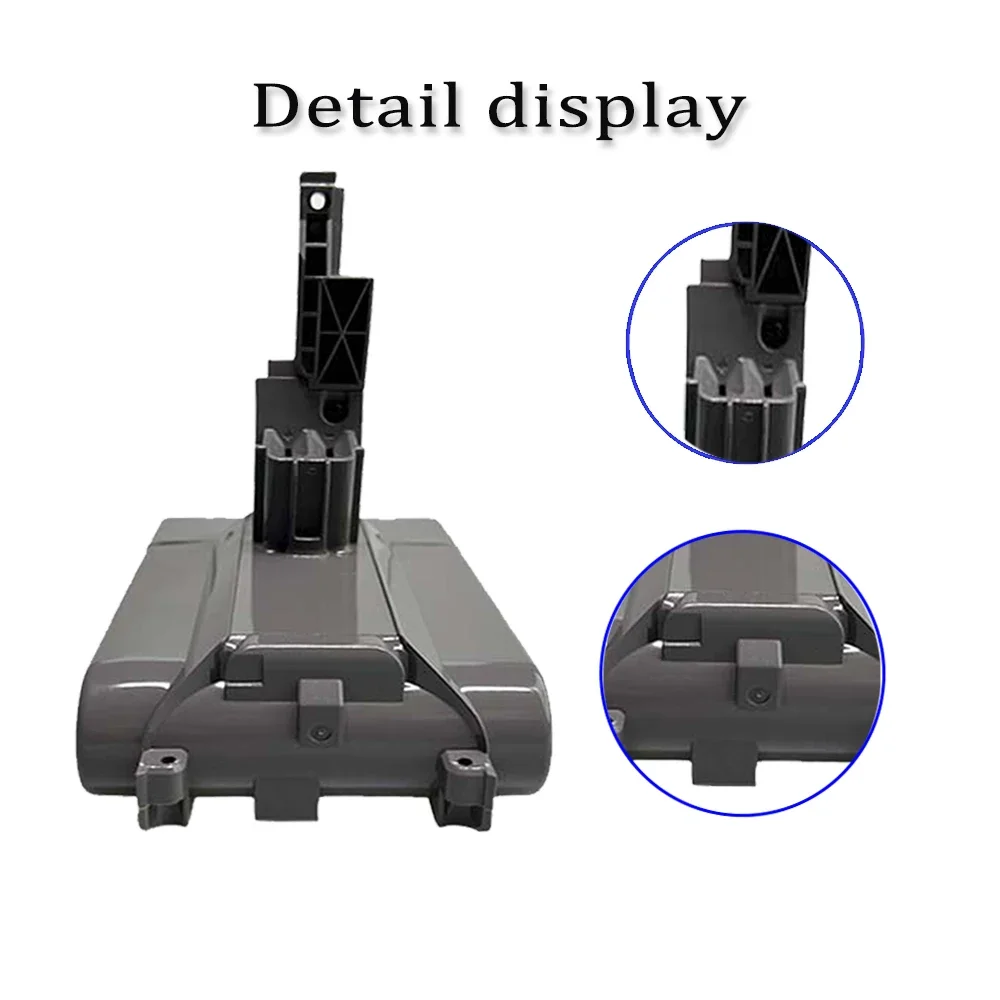 V7 21.6V dla Dyson 4800/6800/9800/12800mAh SV03-SV09 SV10 SV11 SV12 SV14 SV15 DC58 DC62 akumulator litowo-jonowy do odkurzacza