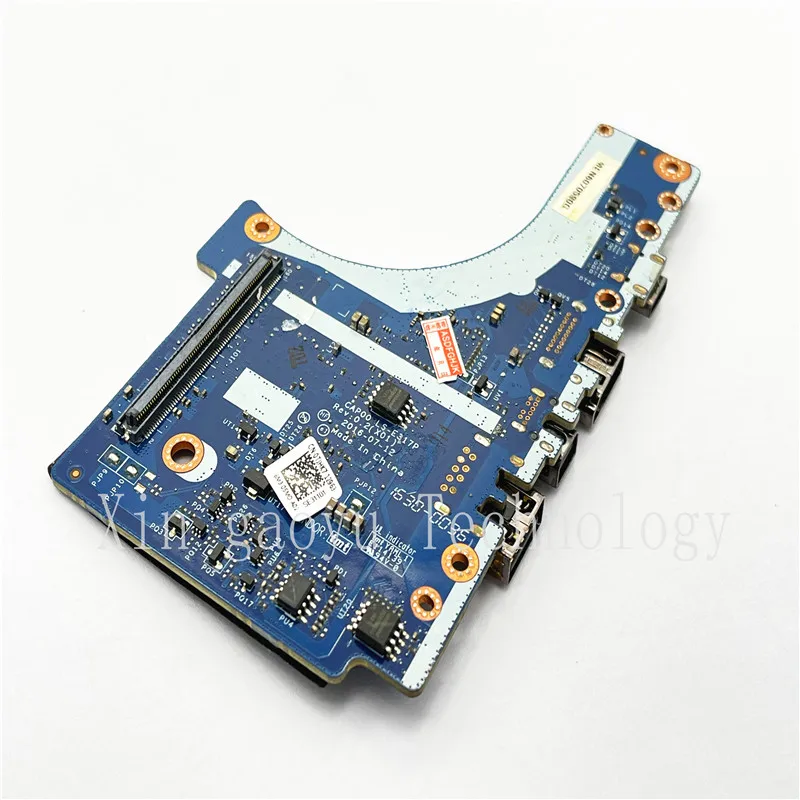 Original สำหรับ DELL Precision 7520 M7520 USB Board LS-E317P 0TJHK7 TJHK7 100% ทดสอบ OK