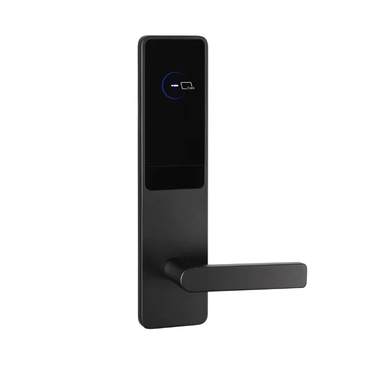 Portable smart door lock security safety travel hotel RFID Card Room door handle door lock