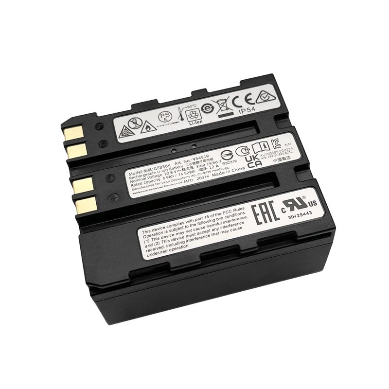 بطارية عالية الجودة GEB364 لسلسلة Leica TZ05 TZ08 TZ12 إجمالي المحطة استبدال بطارية GEB361 GEB363