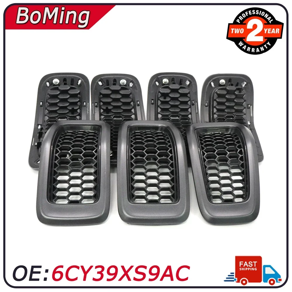 Car Front Radiator Grille Inserts 6CY39XS9AC Black Fit For Jeep Cherokee 2014 2015 2016 2017 2018 5RB21XS9AB