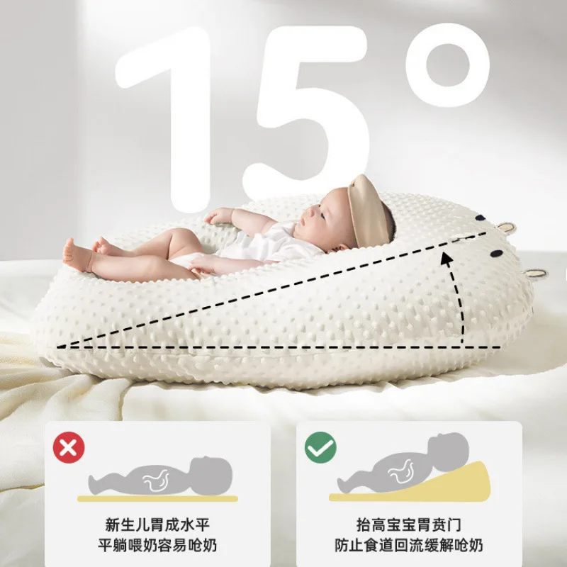 الطفل مكافحة البصق المنحدر وسادة الوليد تغذية قطعة أثرية مكافحة تجاوز الحليب الاختناق وسادة امرأة حامل الرضاعة الطبيعية وسادة #3