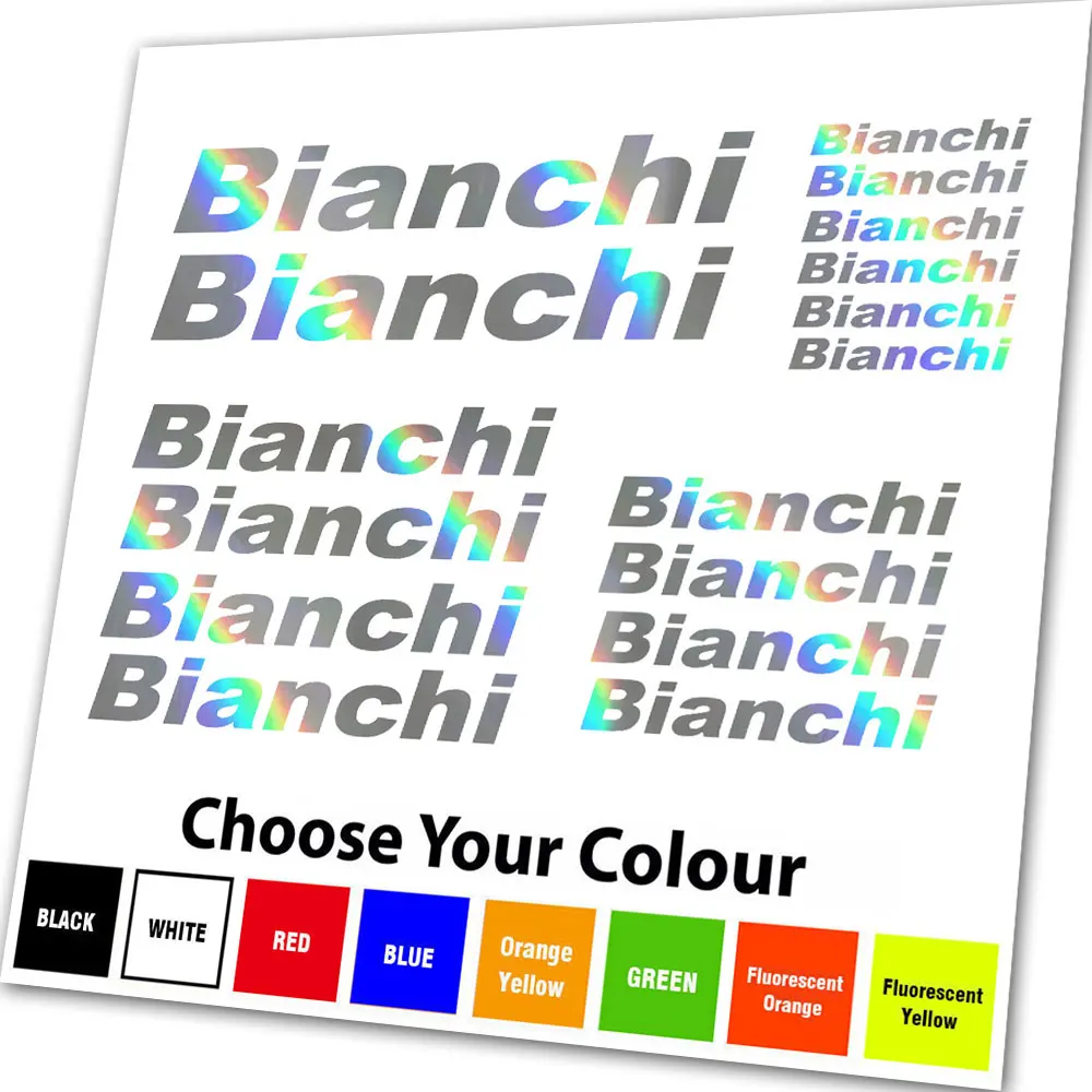 For BIANCHI BIKE FRAME STICKER DECAL SET / Available in all Colours