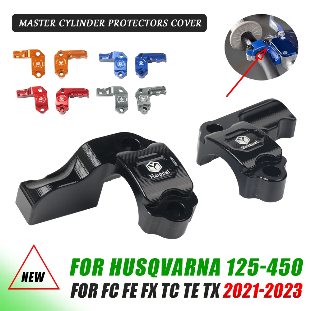 Motorcycle Brake Clutch Master Cylinder Protector Cover For Husqvarna 125 250 300 350 450 FC FE FX TC TE TX TE300 2021 2022 2023