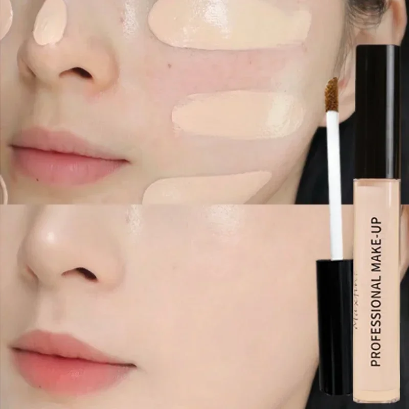 6 สี Matte Liquid คอนซีลเลอร์ Stick Moisturizing Lasting กันน้ําปรับเปลี่ยนผิวคอนซีลเลอร์ครีมแต่งหน้าความงามเครื่องสําอาง