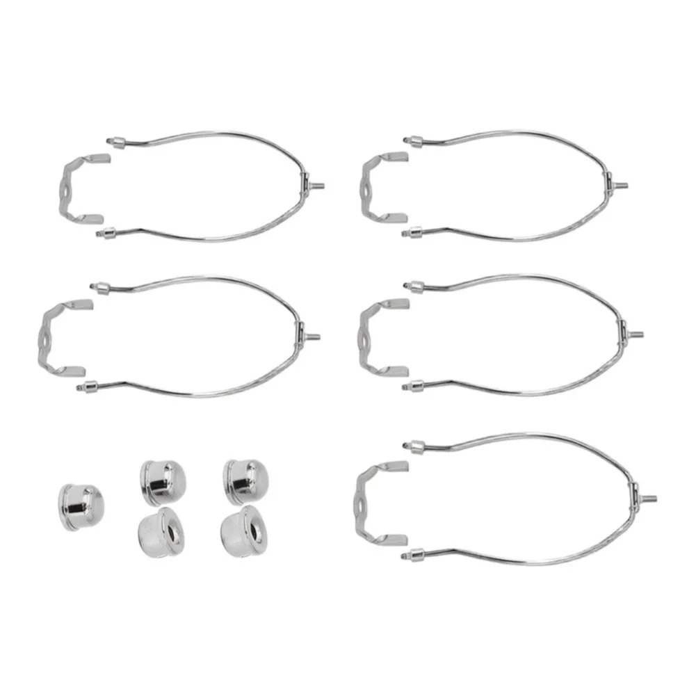 5pcs Lamp Parts For Lighting Fixtures, Electroplated Stands Compatible With Table And Floor Lamps, For DIY Furniture Decor view 6
