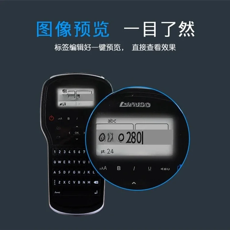 Label printer, handheld portable self-adhesive sticky note labeling machine, home, mini printer
