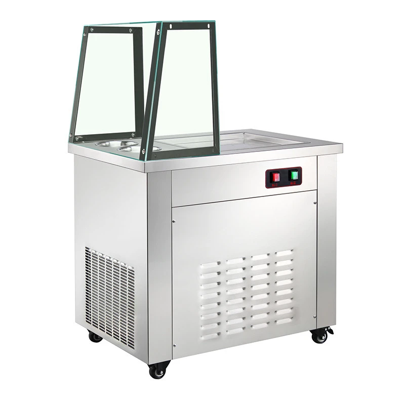 

New multi-functional single-pot fried yogurt machine, fried ice cream rolls, one multi-purpose fried yogurt machine, equipment