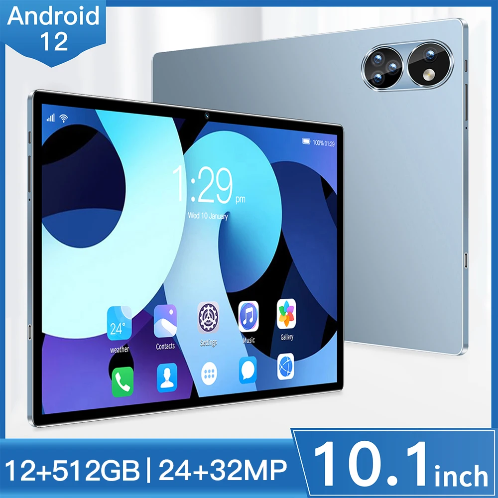 Tablet PC New 10.1-inch tablet Eye Care Game Office Brush video Students learn with Tablet Type-C interface