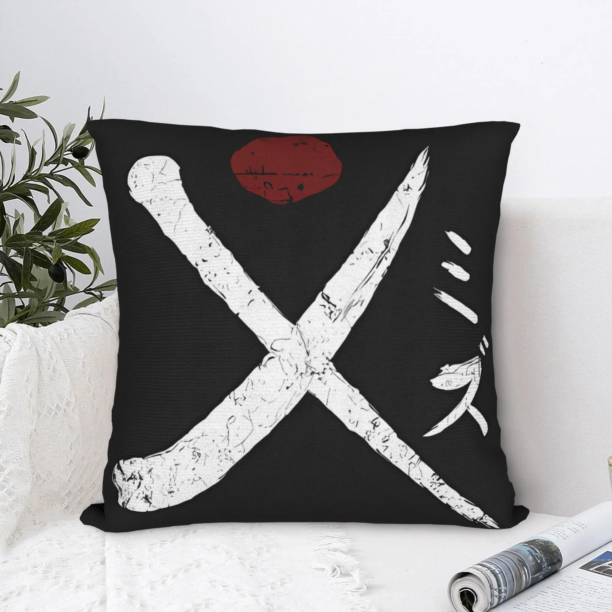 Pillow Cover Blue Eye Samurai Art Merch  Fashion Pillow Case For Couch Sofa Bedroom Pillowcases