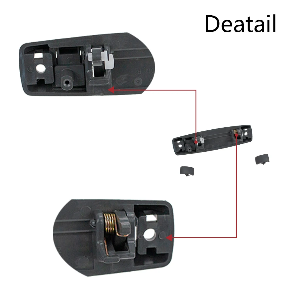 LHD Right Sliding Door Exterior and Inner Handle for Toyota Hiace 1990-2004 69230-95J01;69070-26030;69070-26030