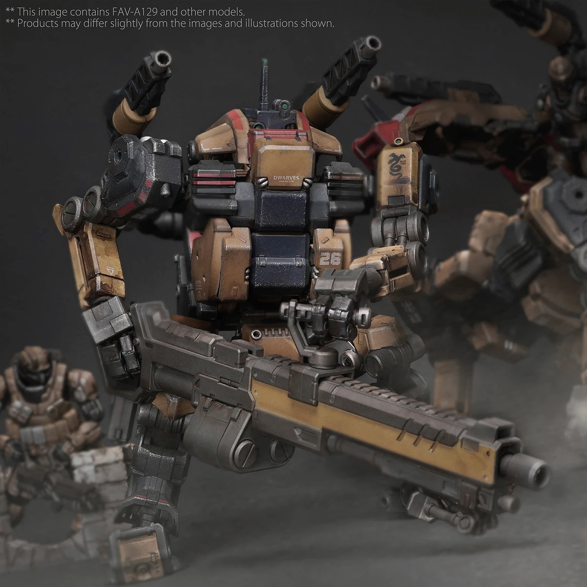 

HiPlay TOY ALLIANCE 1/18 Acid Rain World FAV-A129 Duergar D2R-w Action Figures