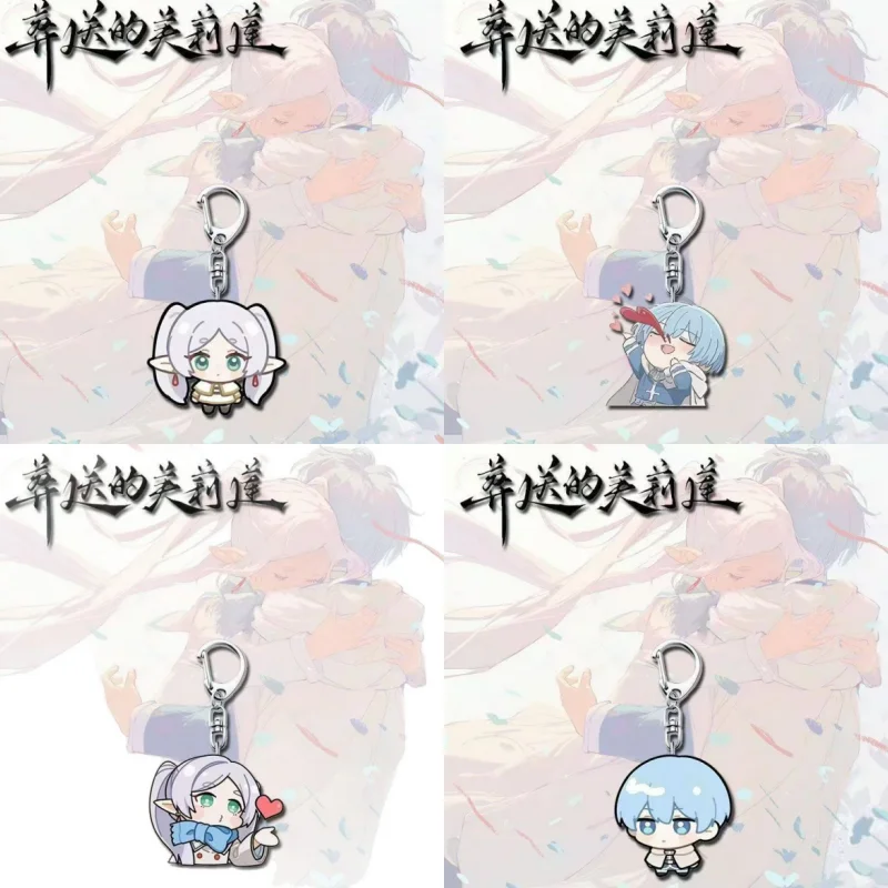 Recycled Acrylic Keychain for Frieren: Beyond Journey's End Frieren Himmel Keychain Cute Decoration Cartoon Classic Gift