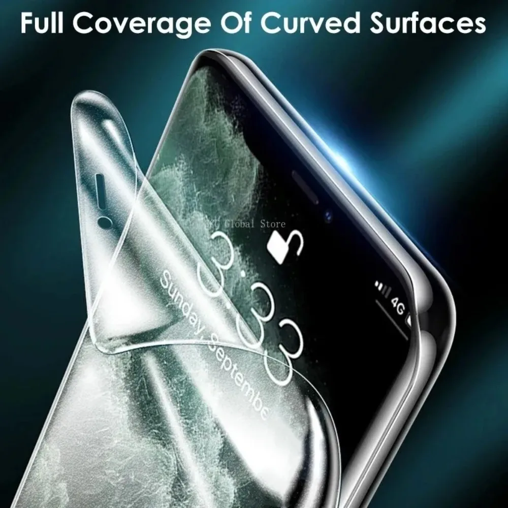 3Pcs Hydrogel Film for iPhone 11 14 Pro Max 12 Mini 7 8 Plus Screen Protector for IPhone 13 Pro X XR XS MAX