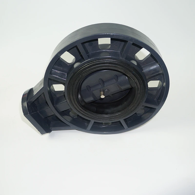 Valvola a farfalla motorizzata in plastica PVC da 24 V CC DN80 Valvola elettrica in plastica da 3 pollici On Off