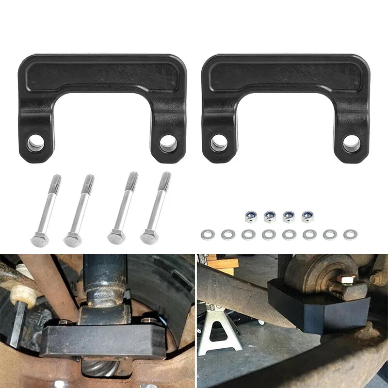 843030103484 طقم أدوات فواصل الرفع الأمامي 2 بوصة لـ 2007-2020 تشيفي سوبربان سيلفرادو جي إم سي يوكون 1500 2WD 4WD #6