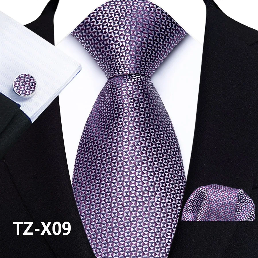 Klassisches Krawattenset für Herren, florales Paisley-Krawattenset mit Einstecktuch und Manschettenknöpfen, Vintage-Krawatte für Hochzeit, Business-Anzug-Accessoires – Detail 16