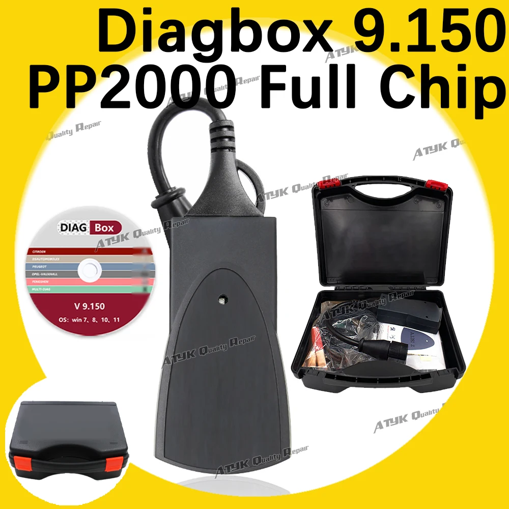 Diagbox V9.150 LE-XIA PP2000 Full Chip diagnostic pour voiture pp2000 for Peu-geot for Citro-en le-xia 3 inspection tools tuning