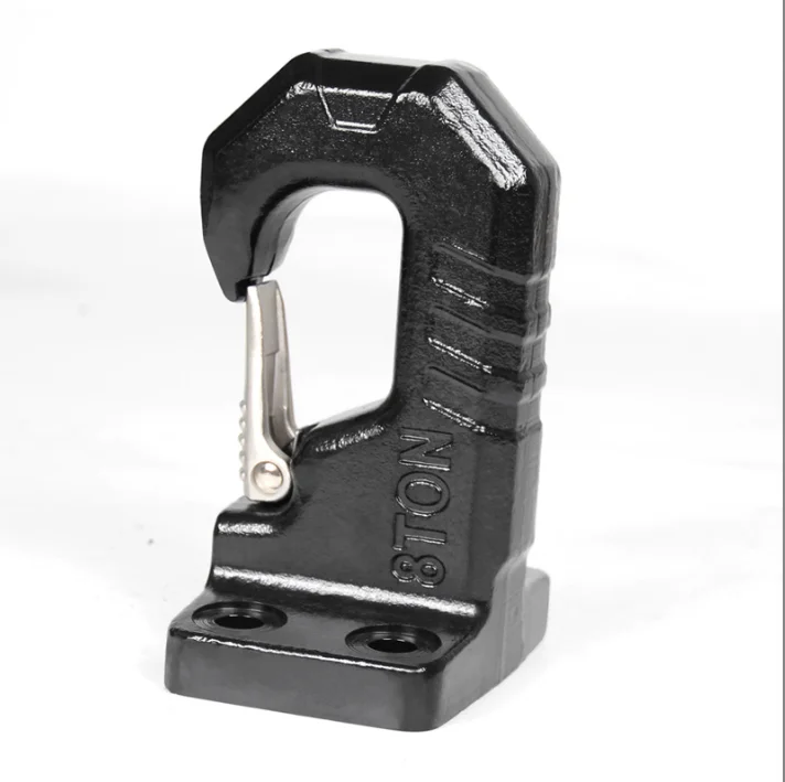 85x45mm Install Base Hole Forging Trailer Hitch Have 8ton Load Tow Hook Refit Parts Off-road Towing Accessories
