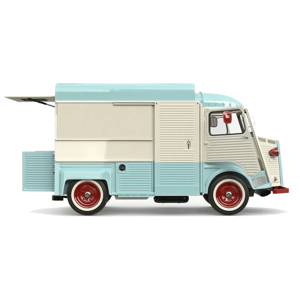 OEM truk makanan listrik klasik Van makanan bergerak komersial troli penjual sarapan khusus dengan peralatan dapur