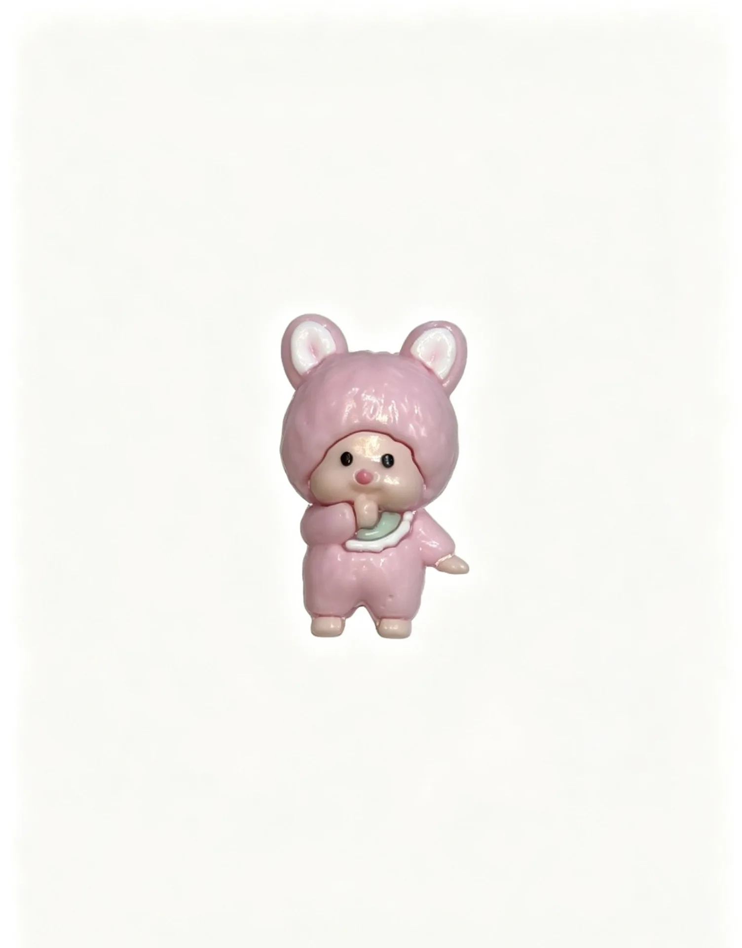 DIY decorative plastic parts for hole-making, mobile phone hangers, keychains, cartoon-like Mochiki cute bead ornaments view 3