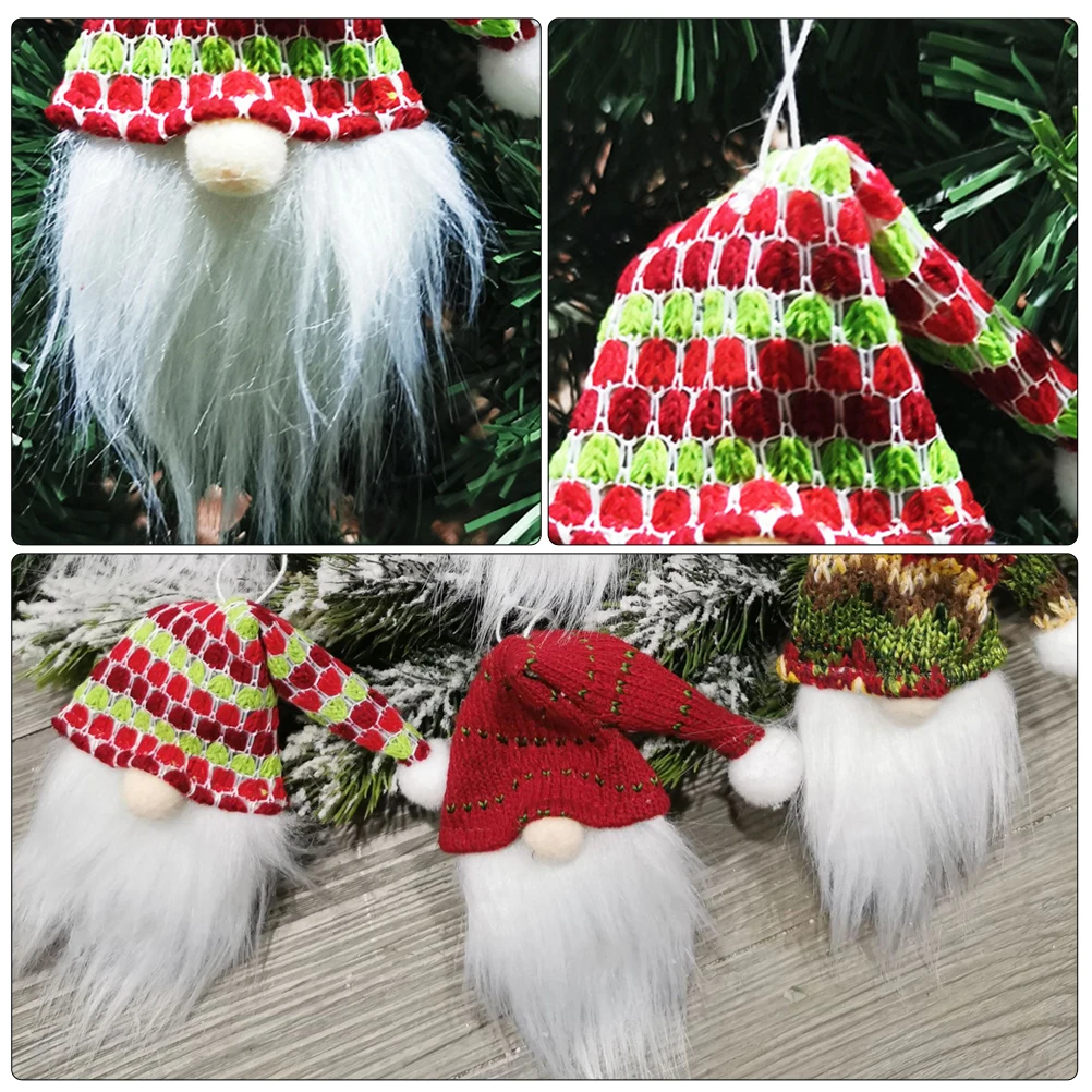 

Ornaments Christmas Decoration Pendant Hanging Gnome Artificial Bottle Cover Elder