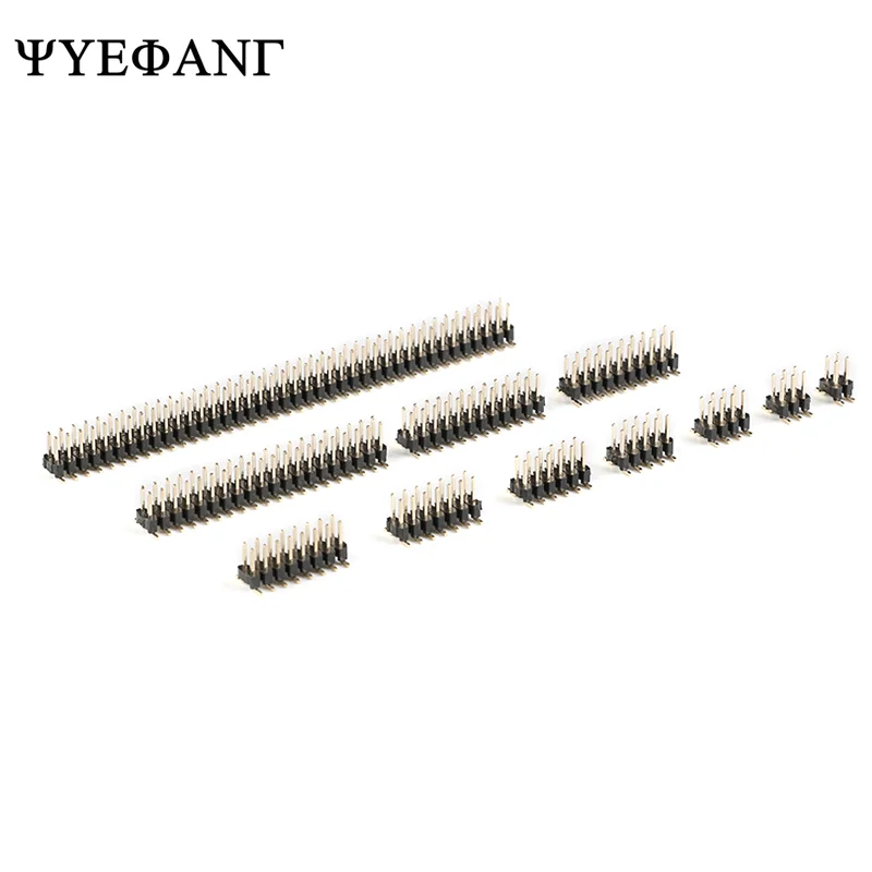 20PCS SMD SMT 2*4/5/6/8/10/20/40pin Double Row Male Pin Header 2.0mm Pitch Strip Pinheader Connector