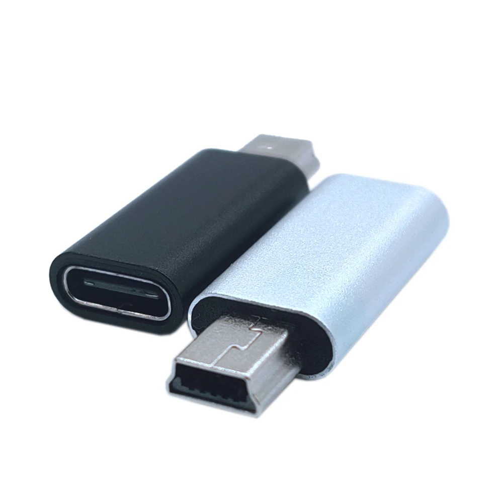 Mini adaptor USB tipe-c, adapter USB tipe-c mekanik keyboard mini t-port 2.0 hard disk antarmuka alloy adapter