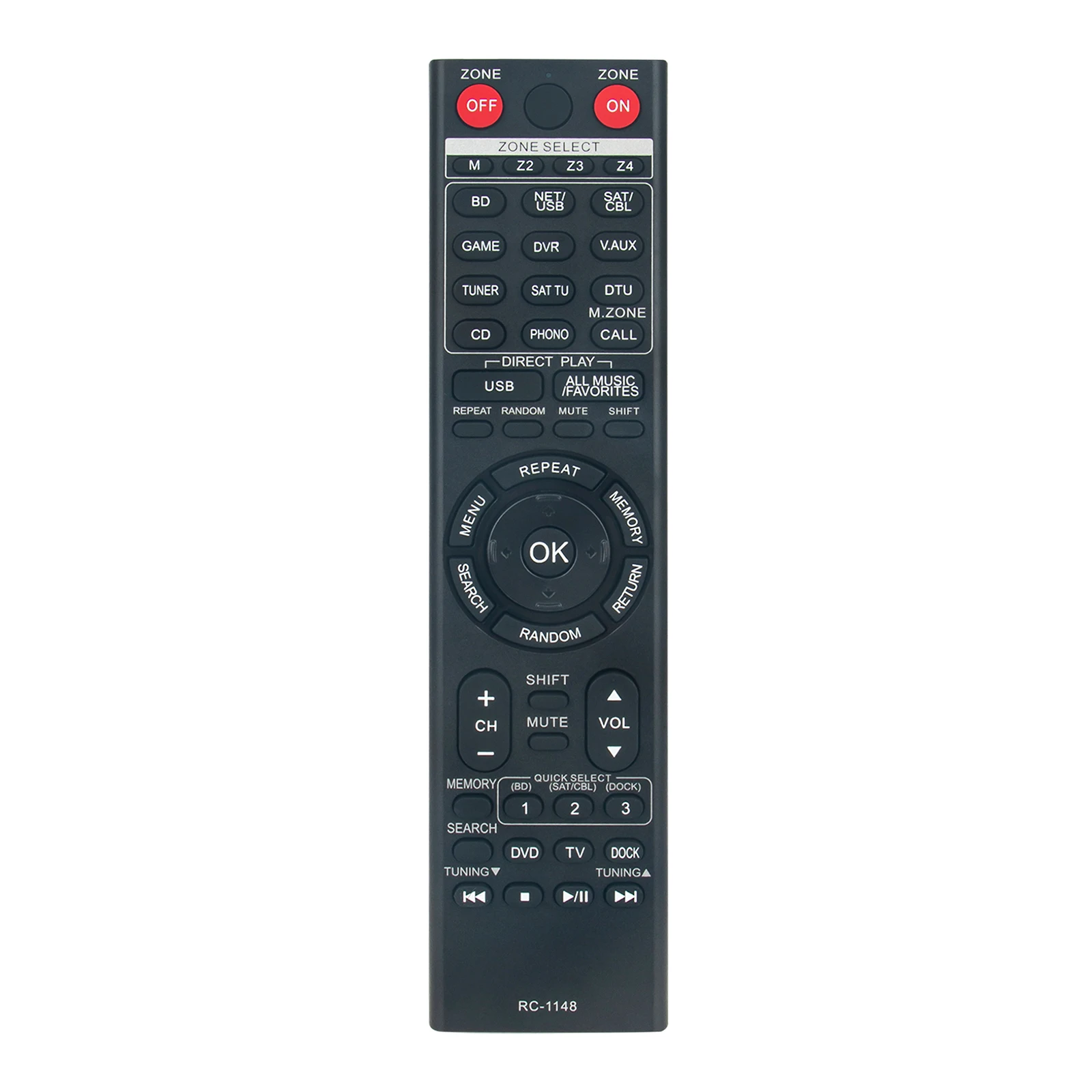 

New RC-1148 Replaced Remote Control Fit for Denon AV Surround Receiver AVR-A100 AVR-3311CI AVR-4311CI