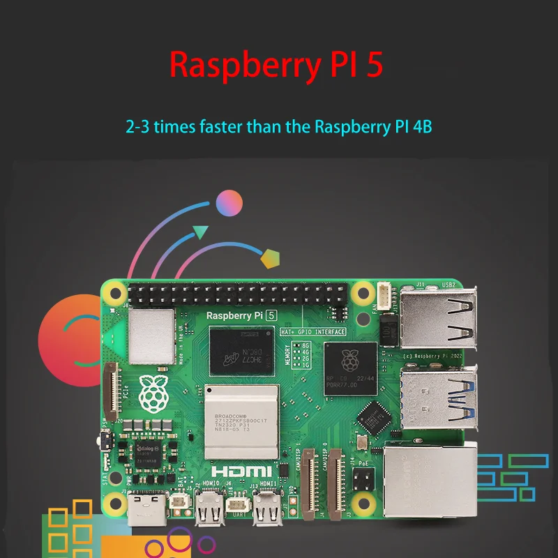 Raspberry Pi 5 Generation Suite 4g 8g development board Arm Cortex-A76 5b