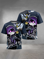 3D Print Baby Anime M-Murder D-Drones Clothing 5 to 14 Years Male Outdoor Clothes for Children Boy Girl Child T-Shirt Top Shirts