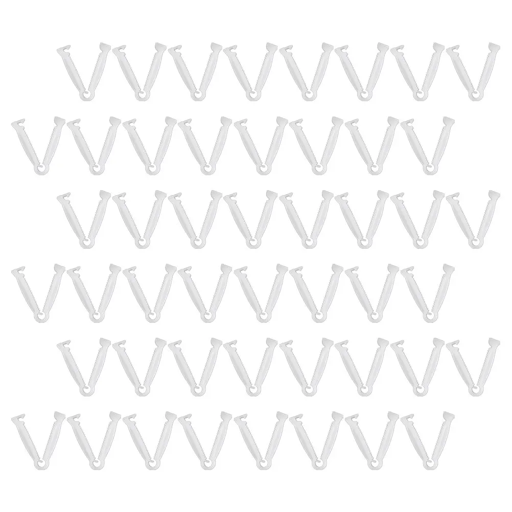 

100pcs Umbilical Cord Clip Clamp Disposable Plastic Material Durable Household Livestock Supply Pet Accessories