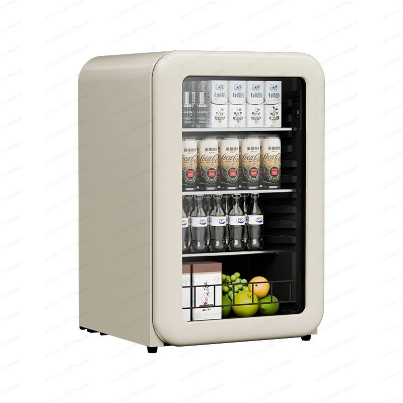 Wine cabinet Ice bar Freeze refrigerator Household living room Office Small beverage transparent wine cabinet