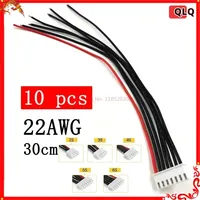 10pieces/lot 1s 2s 3s 4s 5s 6s 7s 8s Lipo Battery Balance Charger Plug Line/wire/connector 22awg 300mm Jst-xh Balancer Cable