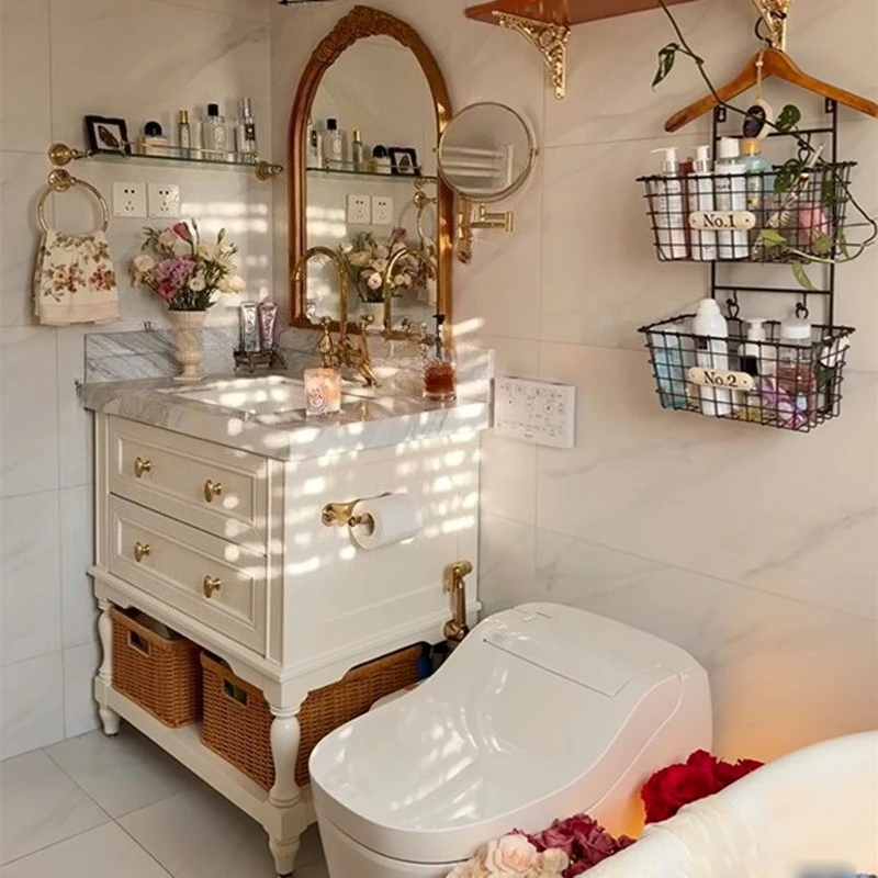 

Cheap Room Decor Bathroom Cabinet Large Size Irregular European Unique Beauty Cupboard Clear Vestidores Lounge Suite Furniture