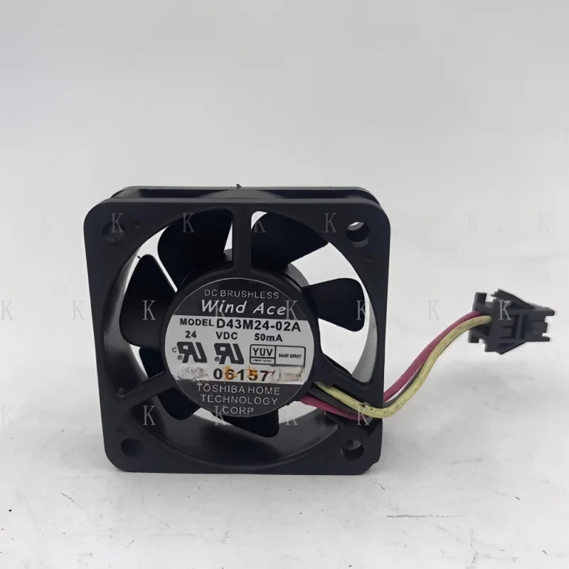 

C FOR Wind D43M24-02A DC24V 50mA 3pin Cooling Fan for G7 F7 # A6–27