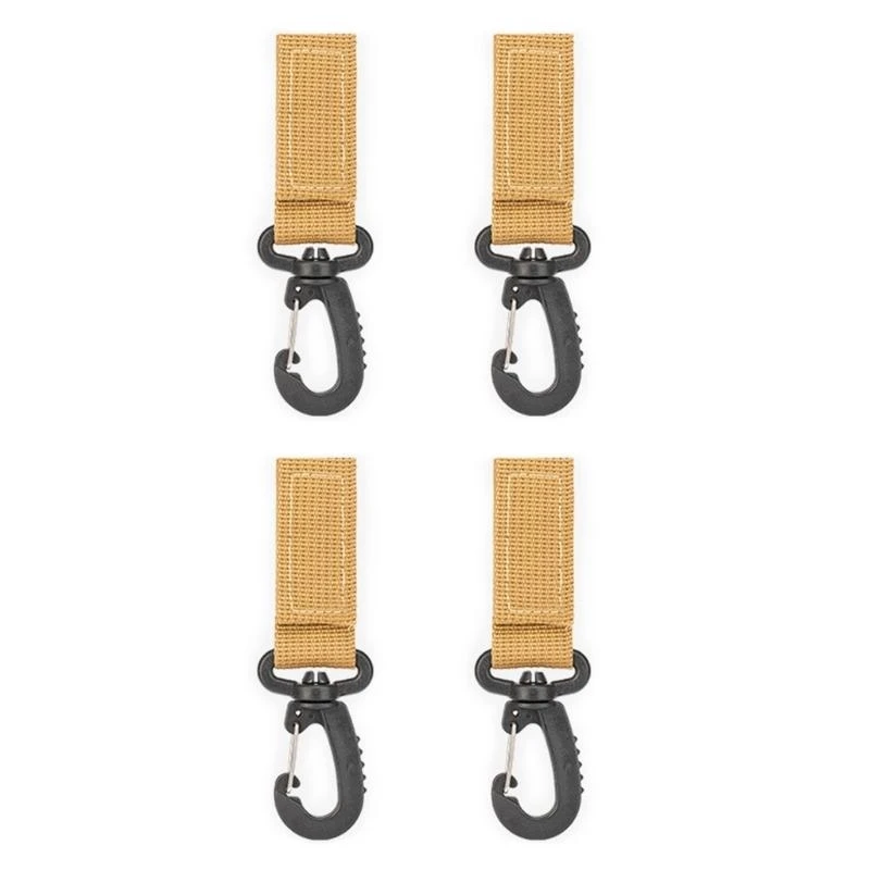 A0KA 4Pcs Tactically Nylon Webbing Buckles Carabiner Belt Cl