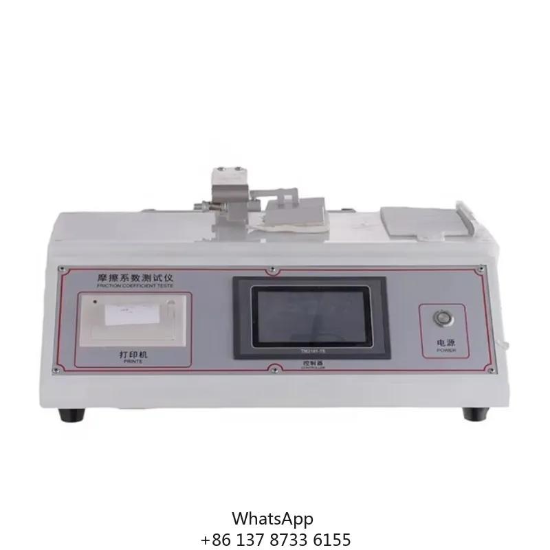 

Fabric And Nonwoven Fabric Friction Coefficient Tester Thin Film Dynamic For Test Machine