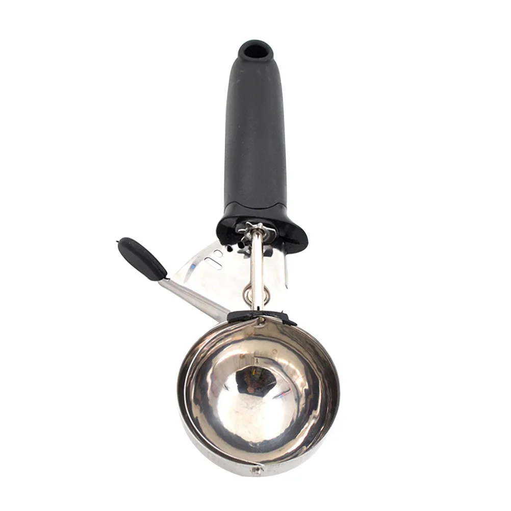 

Stainless Steel Ice Cream Scoop Ergonomic Handle Dishwasher Safe For Ice Cream Balls Melon Dough Watermelon Kitchen Tool