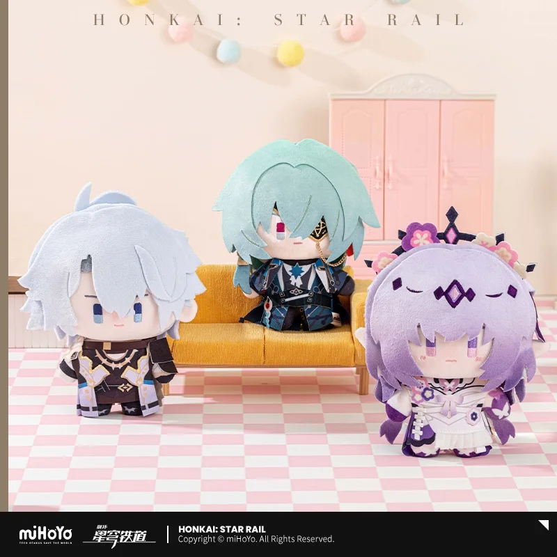 Sunsyea Honkai Star Rail Official Merch miHoYo Original Authentic Q Version Plush Doll Blade Dan Heng March 7th Jingliu