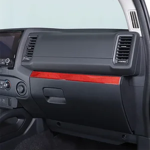 Sợi carbon mềm Hộp găng tay xe cho Nissan Frontier, bảng câu chuyện, dải trang trí, phụ kiện xe hơi, 2024 8 Cổng bán hàng chính Glory Nissan Frontier - 3